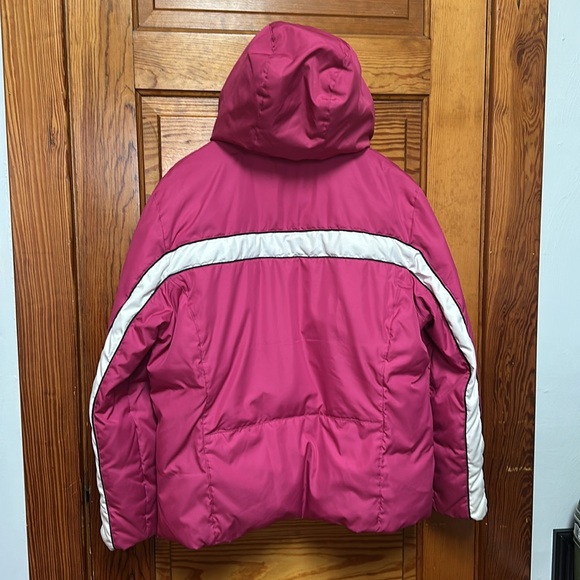 Covington Pink with white stripe size XL winter coat - Picture 2 of 16